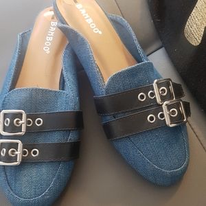 Beautiful Bamboo Denim Sandals
